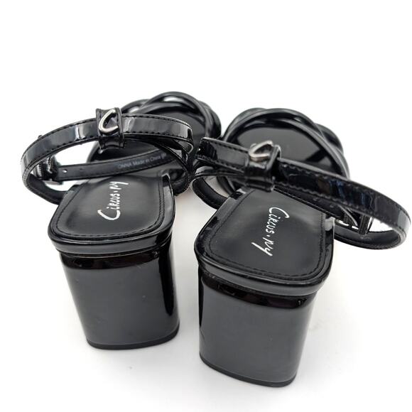 Circus NY by Sam Edelman Onna Strappy Heel Sandal Women's Black Size US6 EU36 - Picture 9 of 10